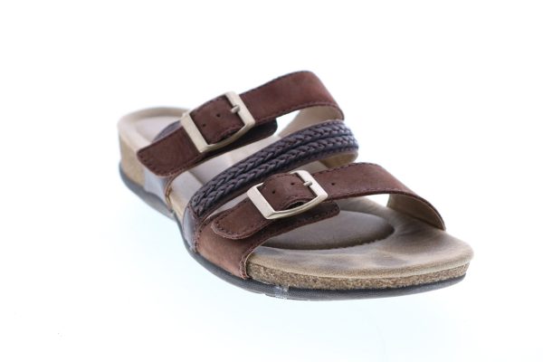 Earth Origins Bosk Baylen BOSK BAYLEN-BRK Womens Brown Slides Sandals Shoes Online now