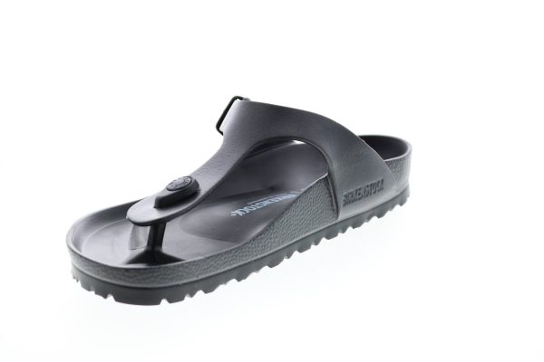 Birkenstock Gizeh EVA 128201 Mens Black Synthetic Flip-Flops Sandals Shoes Online Sale - Image 4