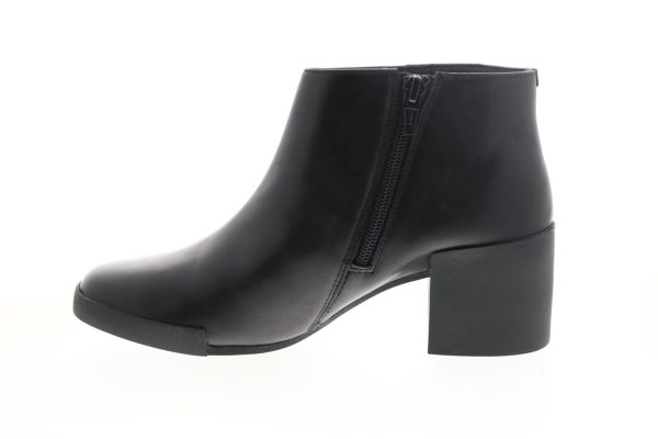 Camper Lotta K400145-006 Womens Black Leather Zipper Ankle & Booties Boots Online Sale - Image 5