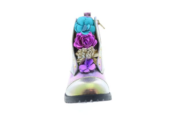 Katy Perry The Bliss Irredescent Girls Blue Purple Synthetic Casual Dress Boots on Sale - Image 3