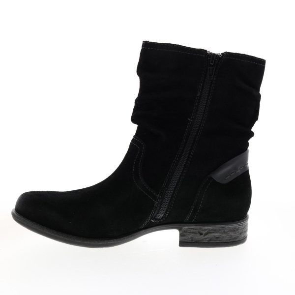 Earth Avani 2 Butternut Suede Womens Black Zipper Casual Dress Boots Online Sale - Image 5