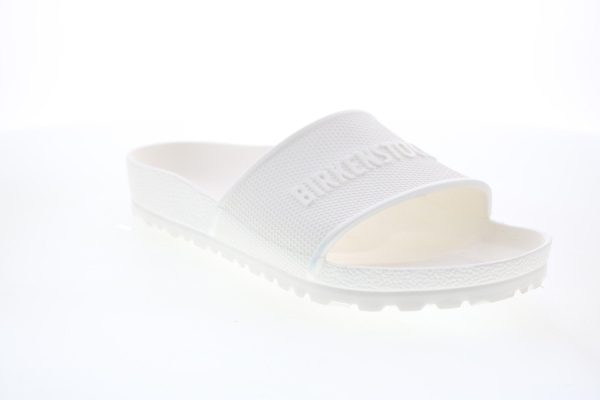 Birkenstock Barbados EVA 1015399 Mens White Synthetic Slides Sandals Shoes For Cheap - Image 2
