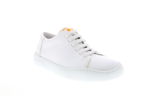 Camper Peu Touring K200877-001 Womens White Leather Lace Up Euro Sneakers Shoes Supply - Image 2