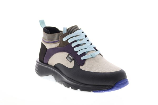 Camper Drift K200941-003 Womens Black White Leather Euro Sneakers Shoes Online - Image 2