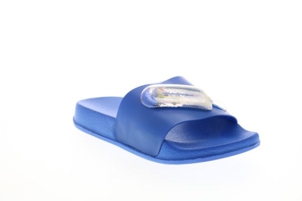 Katy Perry The We All Scream Girls Blue Synthetic Slides Sandals Shoes Online now - Image 2