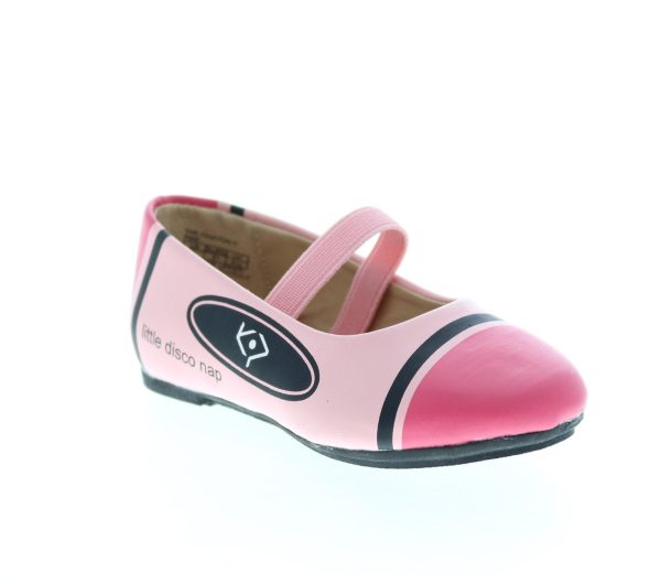 Katy Perry The Crayon 34PK0027-PNK Toddler Pink Synthetic Ballet Flats Shoes For Cheap - Image 2