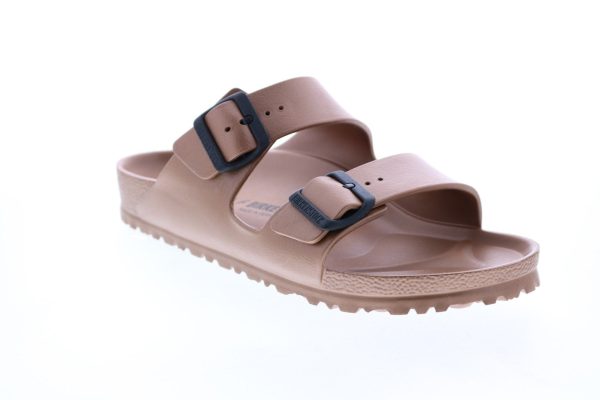 Birkenstock Arizona EVA 1001500 Mens Brown Narrow Flip-Flops Sandals Shoes Hot on Sale - Image 2