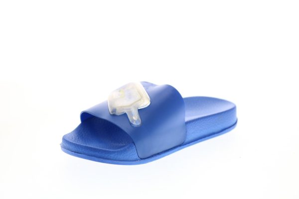 Katy Perry The We All Scream Girls Blue Synthetic Slides Sandals Shoes Online now - Image 4