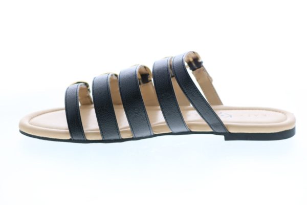 Katy Perry The Nikki Womens Black Synthetic Flip-Flops Sandals Shoes For Cheap - Image 5