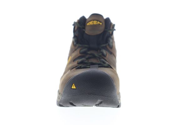 Keen Detroit XT Mid 1020085 Mens Brown Wide 2E Leather Lace Up Work Boots For Discount - Image 3