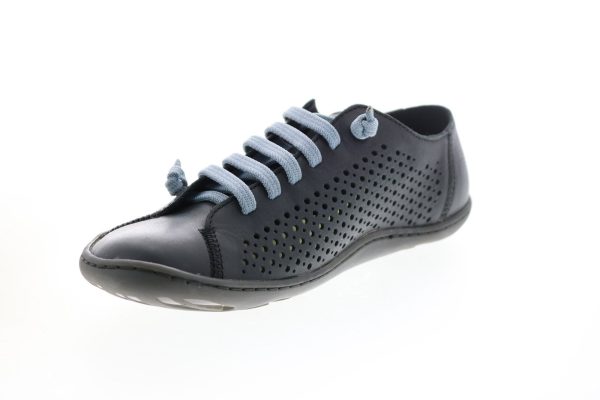 Camper Tws K200841-001 Womens Black Leather Lace Up Euro Sneakers Shoes Online Sale - Image 4