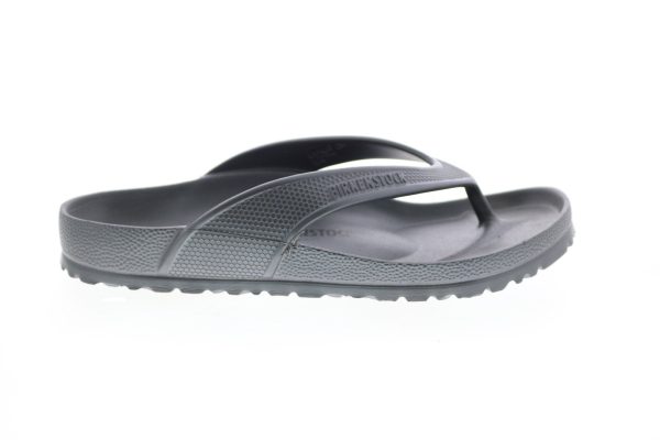 Birkenstock Honolulu EVA 1016349 Mens Gray Synthetic Flip-Flops Sandals Shoes Discount