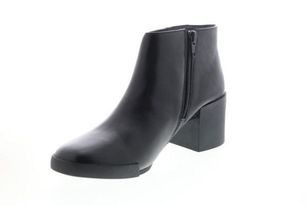 Camper Lotta K400145-006 Womens Black Leather Zipper Ankle & Booties Boots Online Sale - Image 4
