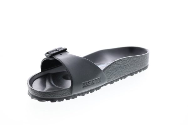 Birkenstock Madrid EVA 128163 Mens Black Narrow Slides Sandals Shoes For Cheap - Image 4