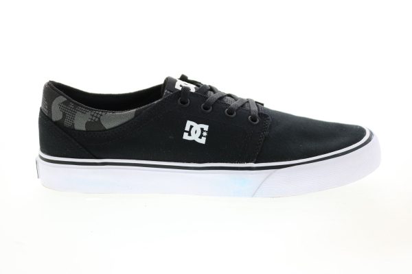 DC Trase TX SE ADYS300603 Mens Black Canvas Skate Inspired Sneakers Shoes Online Sale