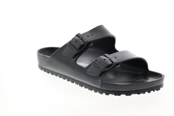 Birkenstock Arizona EVA 129421 Mens Black Synthetic Flip-Flops Sandals Shoes For Cheap - Image 2