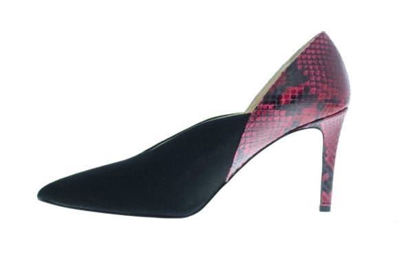 Bruno Magli Ale Womens Black Suede Slip On Pumps Heels Shoes Fashion - Image 5