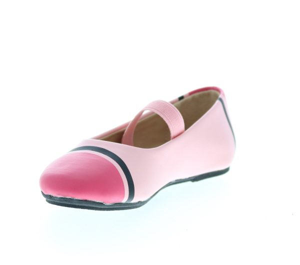Katy Perry The Crayon 34PK0027-PNK Toddler Pink Synthetic Ballet Flats Shoes For Cheap - Image 4