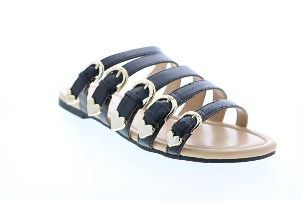 Katy Perry The Nikki Womens Black Synthetic Flip-Flops Sandals Shoes For Cheap - Image 2