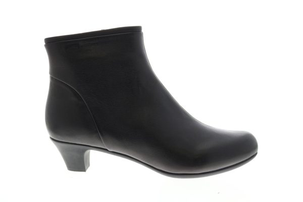 Camper Helena Bajo 46232-036 Womens Black Leather Zipper Casual Dress Boots Discount