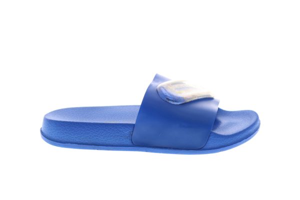 Katy Perry The We All Scream Girls Blue Synthetic Slides Sandals Shoes Online now
