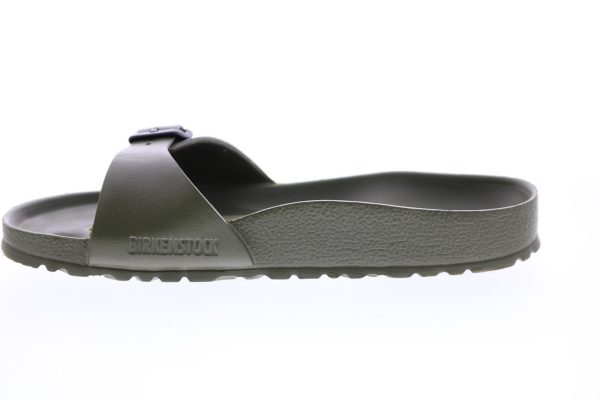 Birkenstock Madrid EVA 128253 Mens Green Narrow Slides Sandals Shoes on Sale - Image 5
