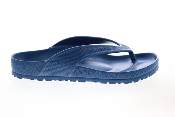 Birkenstock Honolulu EVA 1015489 Mens Blue Synthetic Flip-Flops Sandals Shoes Online Sale
