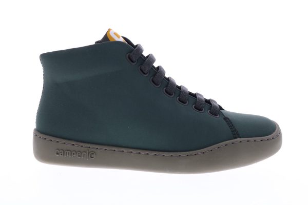 Camper Peu Touring K400374-007 Womens Green Canvas Euro Sneakers Shoes Sale
