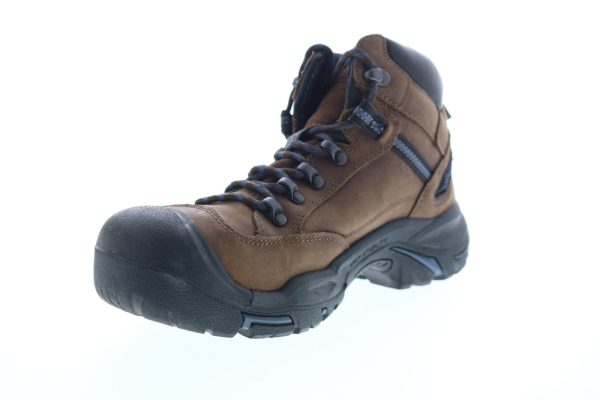 Keen Braddock Mid 1012771 Mens Brown Leather High Top Lace Up Work Boots For Cheap - Image 4