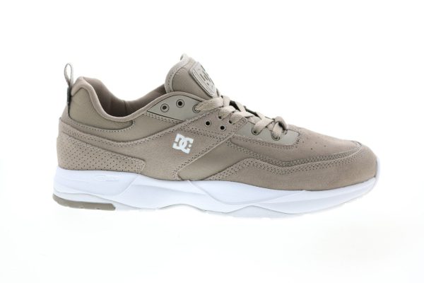 DC E.Tribeka ADYS700173 Mens Gray Nubuck Skate Inspired Sneakers Shoes Fashion