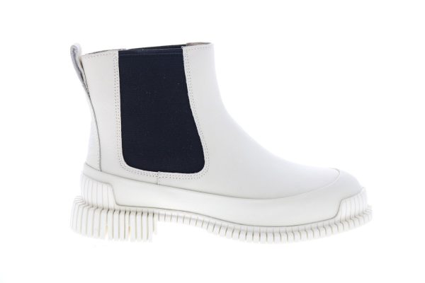 Camper Pix K400304-009 Womens Beige Leather Slip On Chelsea Boots Online
