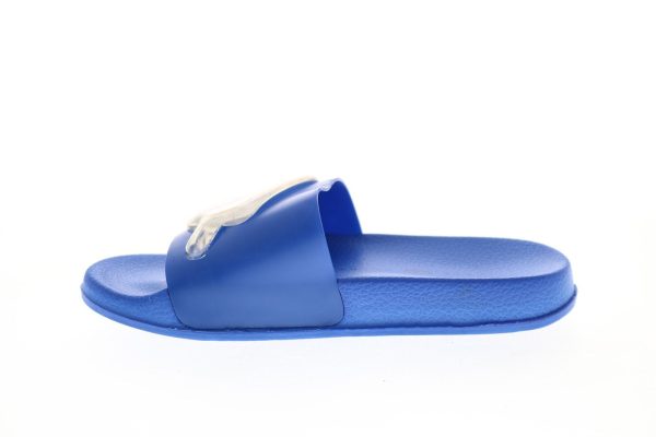 Katy Perry The We All Scream Girls Blue Synthetic Slides Sandals Shoes Online now - Image 5