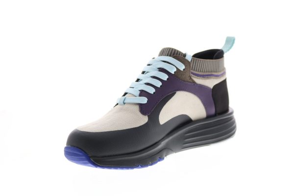 Camper Drift K200941-003 Womens Black White Leather Euro Sneakers Shoes Online - Image 4