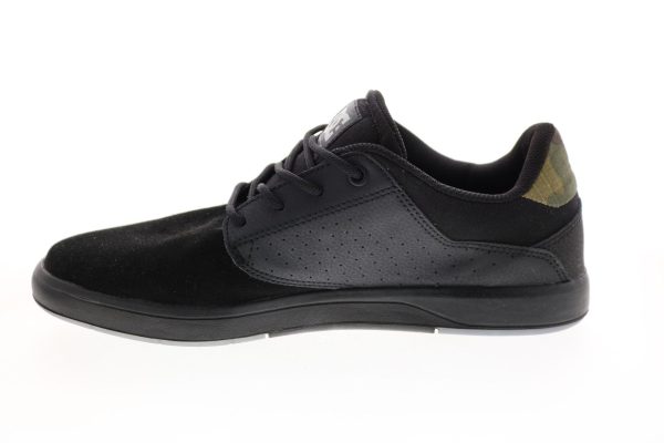 DC Plaza TC SE ADYS100511 Mens Black Leather Skate Inspired Sneakers Shoes Online now - Image 5