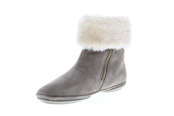 Camper Right Nina K400378-002 Womens Gray Nubuck Ankle & Booties Boots For Sale - Image 4