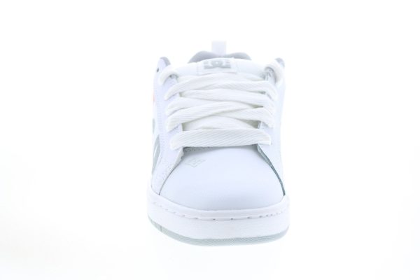 DC Court Graffik SE 300927 Mens White Synthetic Skate Inspired Sneakers Shoes For Discount - Image 3