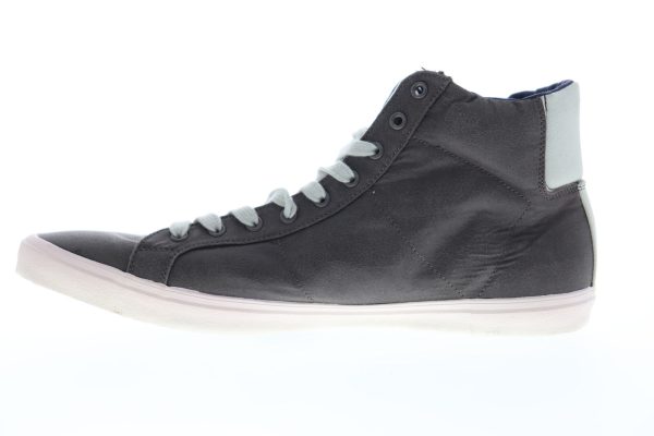 Aldo Hawksley Mens Gray Suede High Top Lace Up Lifestyle Sneakers Shoes Discount - Image 5