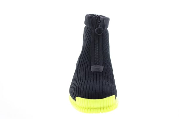 Camper Pix K400356-003 Womens Black Yellow Canvas Zipper Chelsea Boots Fashion - Image 3