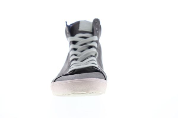 Aldo Hawksley Mens Gray Suede High Top Lace Up Lifestyle Sneakers Shoes Discount - Image 3