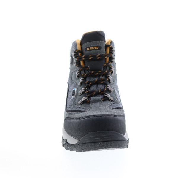 Hi-Tec Skamania H-23173 Womens Gray Leather Lace Up Ankle Hiking Boots For Discount - Image 3
