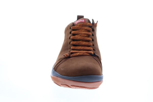 Camper Peu Pista Gm K300285-014 Mens Brown Leather Euro Sneakers Shoes Sale - Image 3