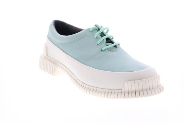 Camper Pix K200687-011 Womens Green Leather Lace Up Euro Sneakers Shoes Online Hot Sale - Image 2