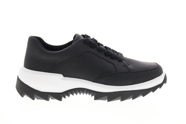 Camper Helix K100316-002 Mens Black Leather Lace Up Euro Sneakers Shoes Supply