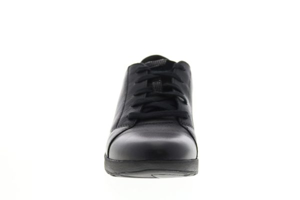 Clarks Un Adorn Lace 26136071 Womens Black Leather Lifestyle Sneakers Shoes Online now - Image 3