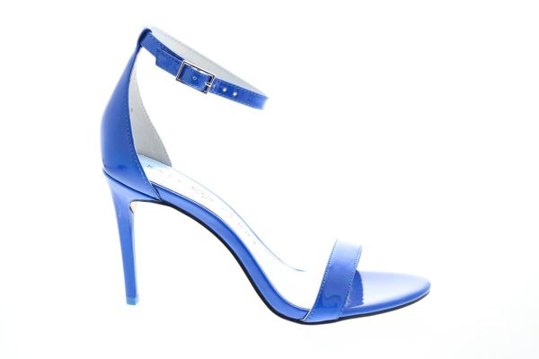 Katy Perry The Jamie Womens Blue Synthetic Strap Strap Heels Shoes Online