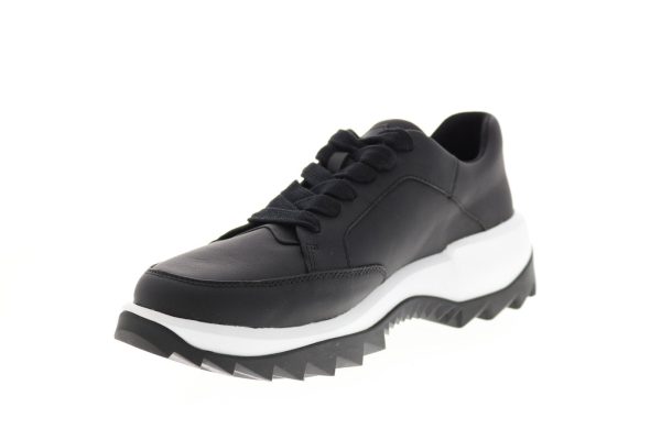 Camper Helix K100316-002 Mens Black Leather Lace Up Euro Sneakers Shoes Supply - Image 4