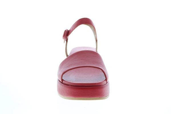 Camper Misia K200564-019 Womens Red Leather Strap Slingback Sandals Shoes Online now - Image 3