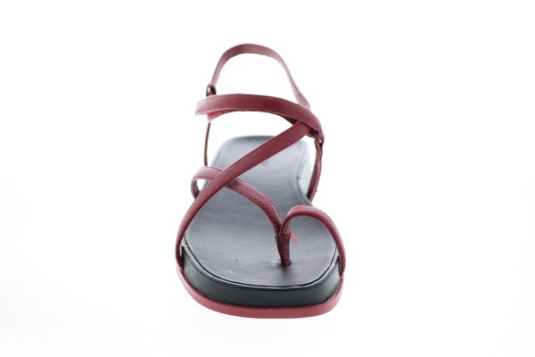 Camper Atonik K200789-003 Womens Red Leather Slingback Sandals Shoes Online Sale - Image 3