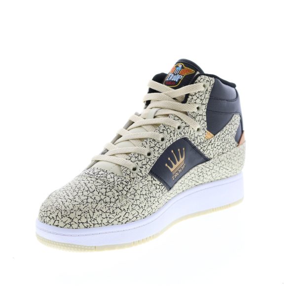World Of Troop Destroyer Mid 1CM01551-115 Mens Beige Lifestyle Sneakers Shoes Discount - Image 4