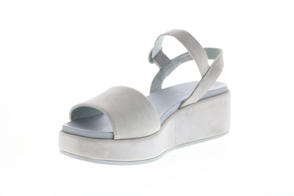 Camper Misia K200564-018 Womens Gray Nubuck Strap Slingback Sandals Shoes Online now - Image 4